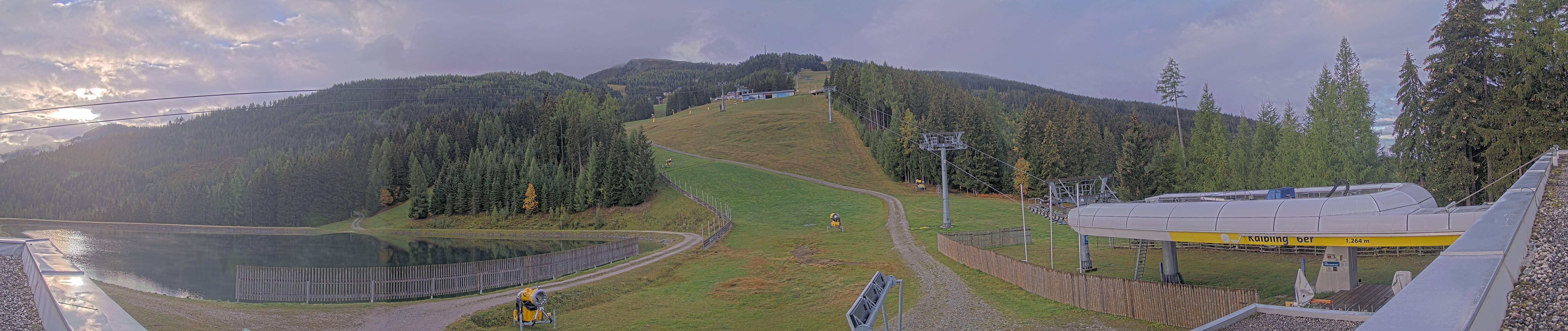 Archiv Foto Webcam Hauser Kaibling: Talstation Kaibling 6er
