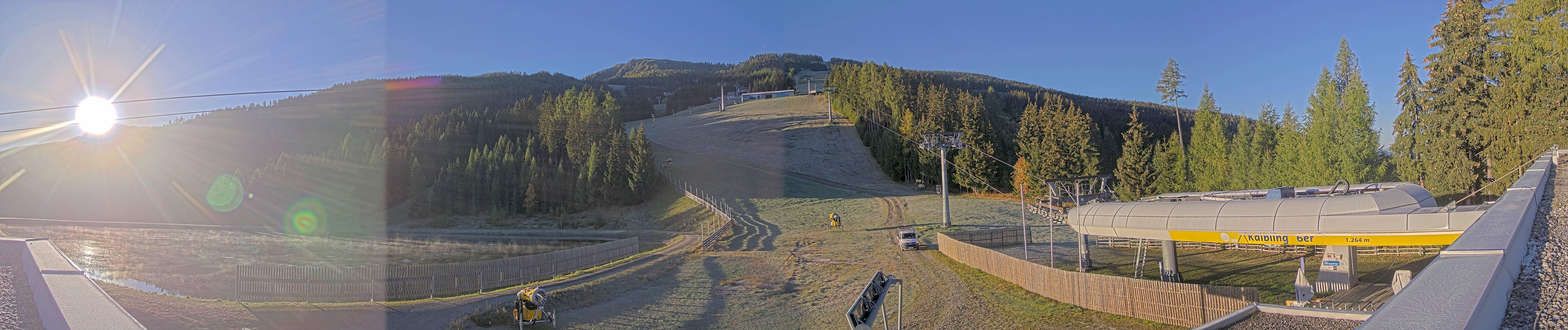 Archiv Foto Webcam Hauser Kaibling: Talstation Kaibling 6er