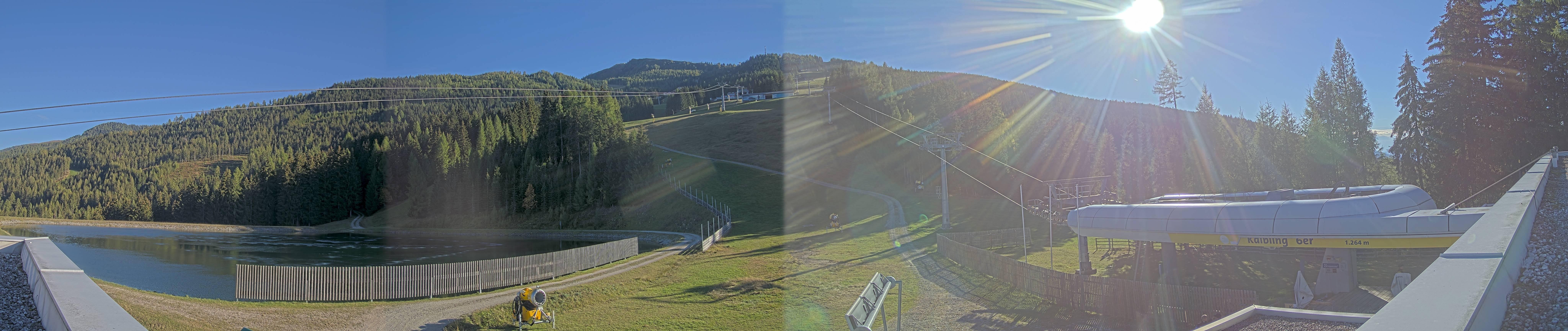 Archiv Foto Webcam Hauser Kaibling: Talstation Kaibling 6er
