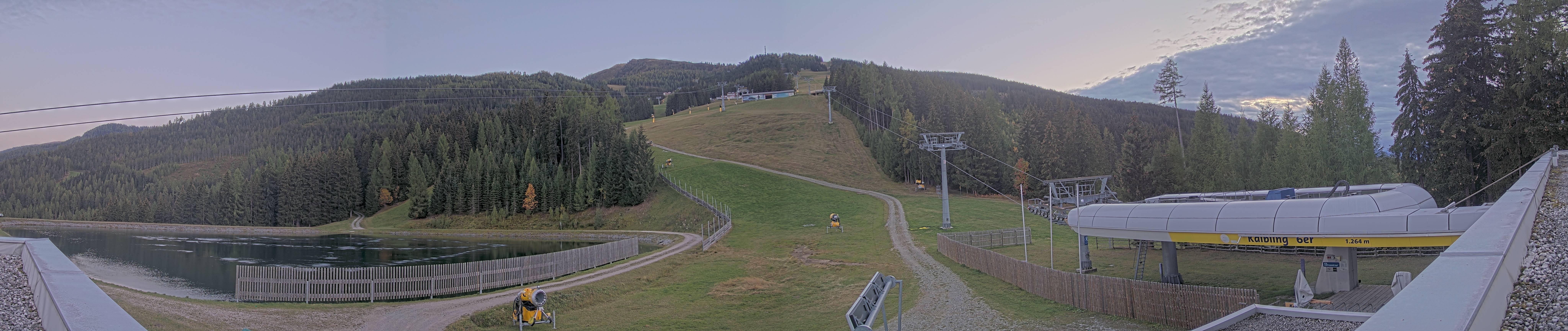 Archiv Foto Webcam Hauser Kaibling: Talstation Kaibling 6er