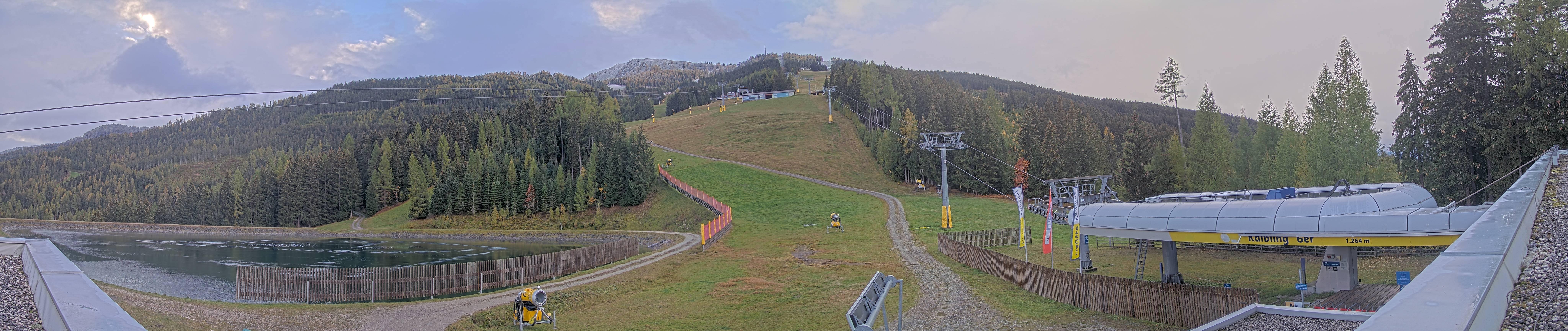 Archiv Foto Webcam Hauser Kaibling: Talstation Kaibling 6er