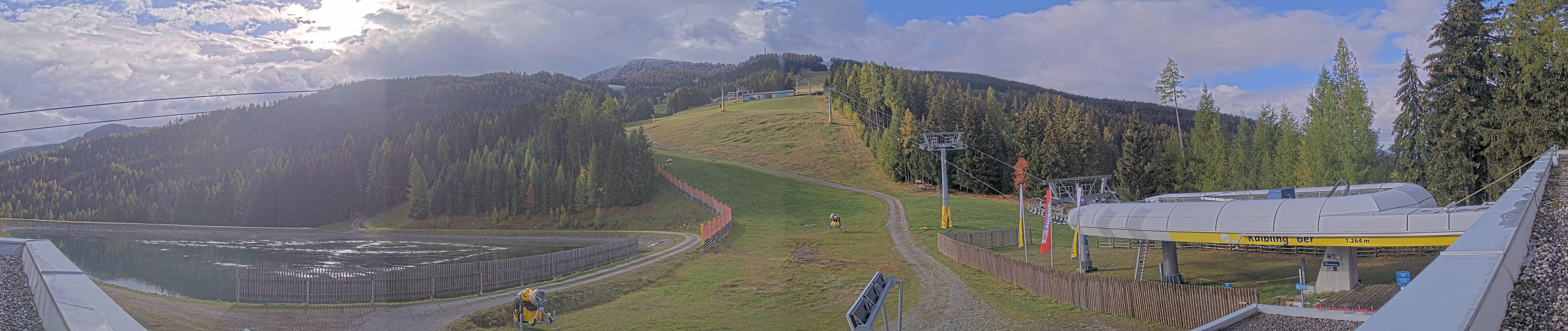 Archiv Foto Webcam Hauser Kaibling: Talstation Kaibling 6er