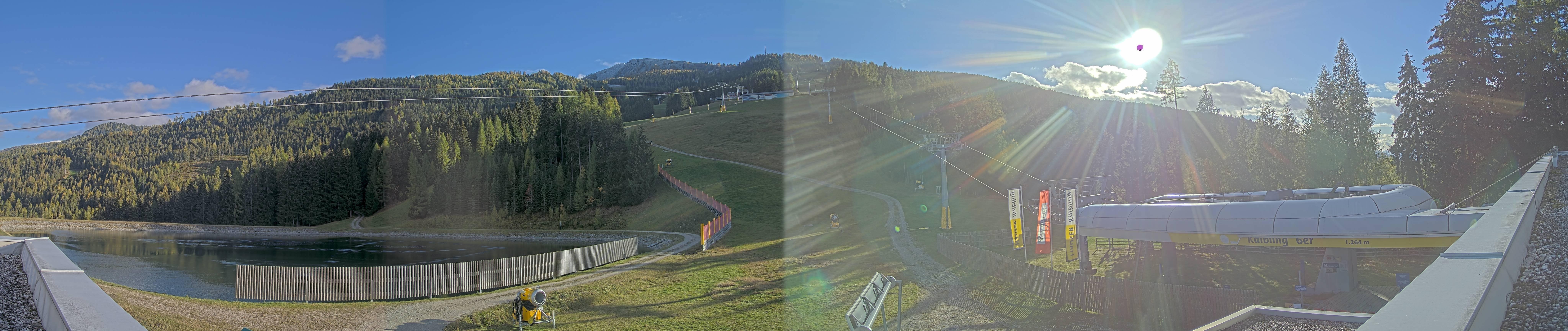 Archiv Foto Webcam Hauser Kaibling: Talstation Kaibling 6er