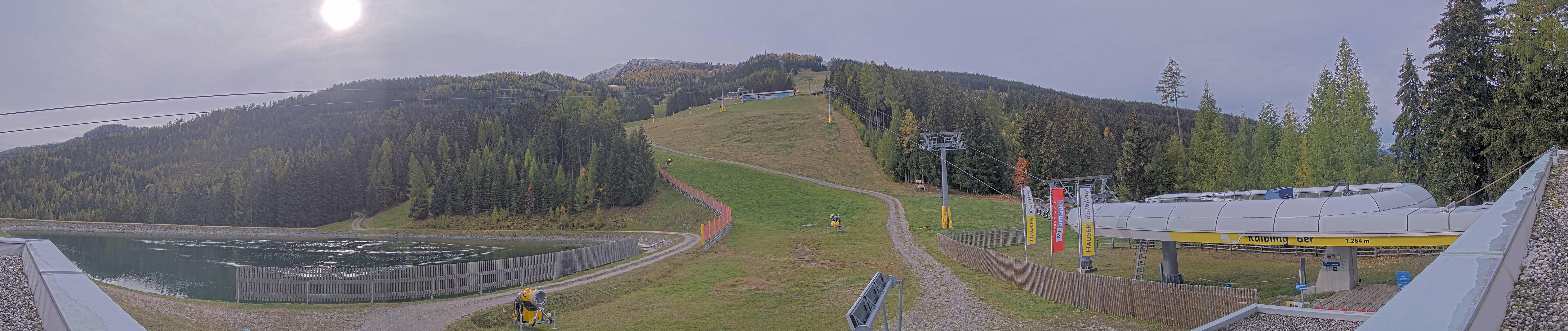 Archiv Foto Webcam Hauser Kaibling: Talstation Kaibling 6er