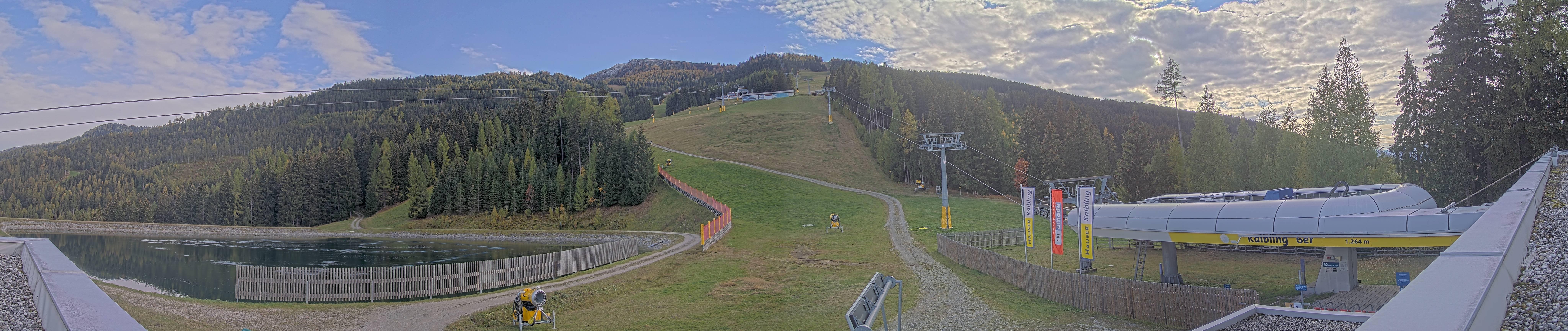 Archiv Foto Webcam Hauser Kaibling: Talstation Kaibling 6er