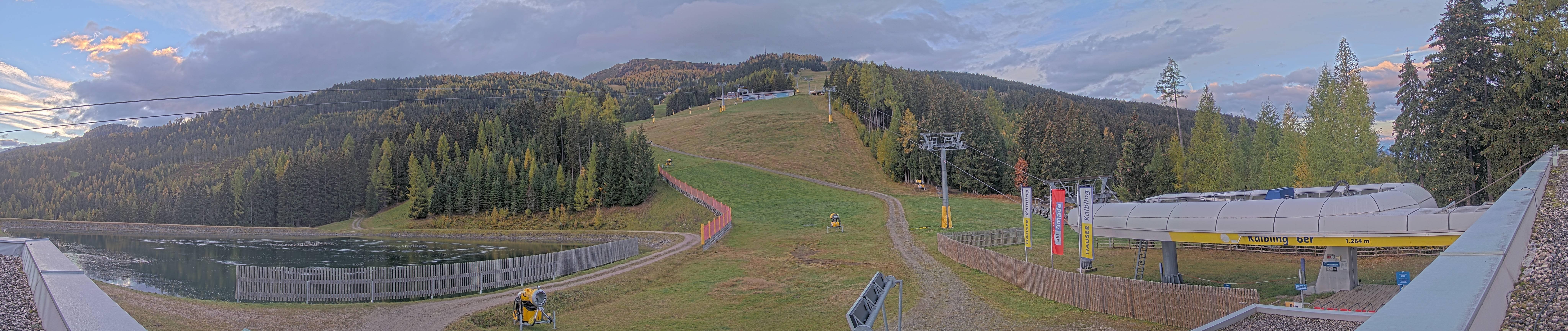 Archiv Foto Webcam Hauser Kaibling: Talstation Kaibling 6er