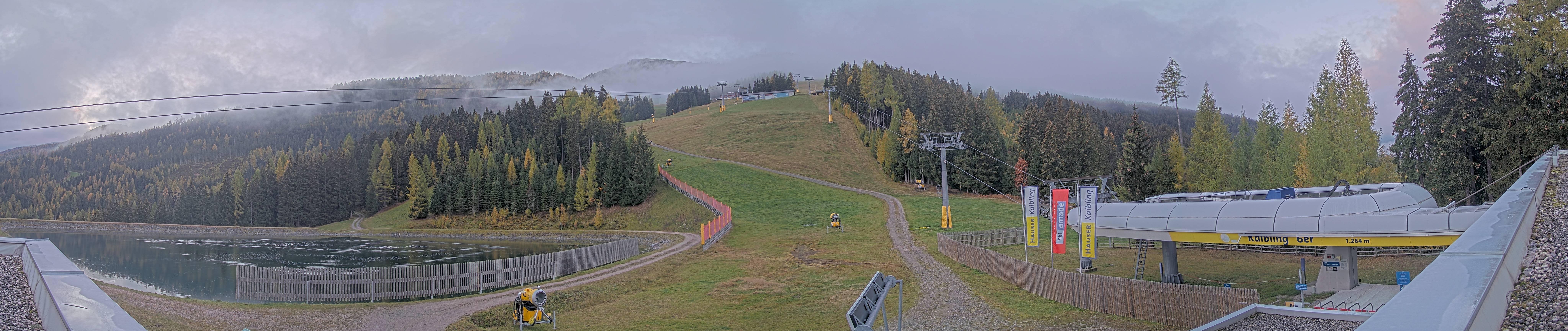 Archiv Foto Webcam Hauser Kaibling: Talstation Kaibling 6er