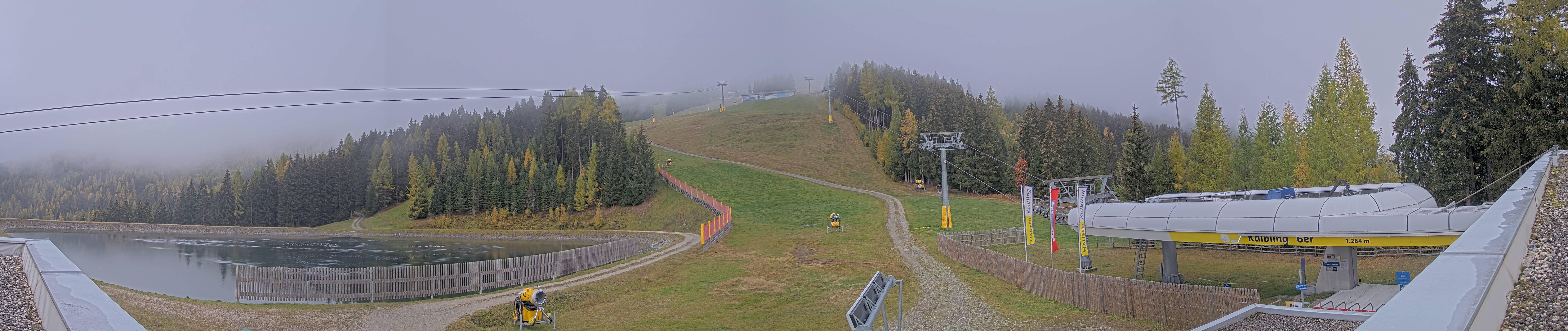 Archiv Foto Webcam Hauser Kaibling: Talstation Kaibling 6er