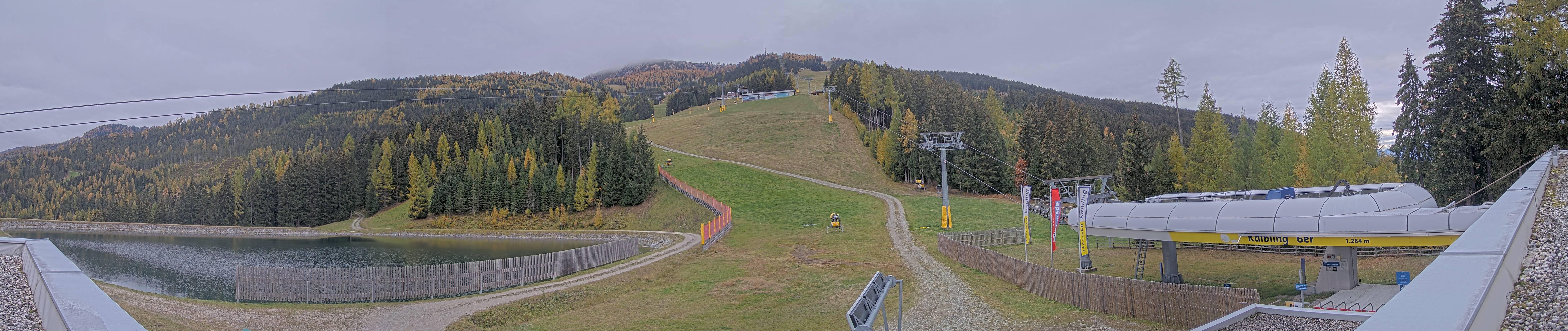 Archiv Foto Webcam Hauser Kaibling: Talstation Kaibling 6er