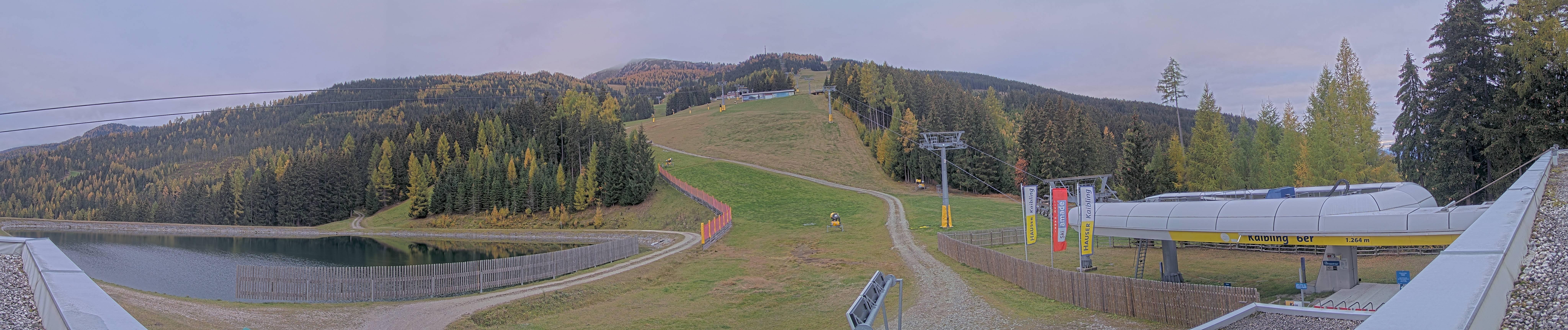 Archiv Foto Webcam Hauser Kaibling: Talstation Kaibling 6er