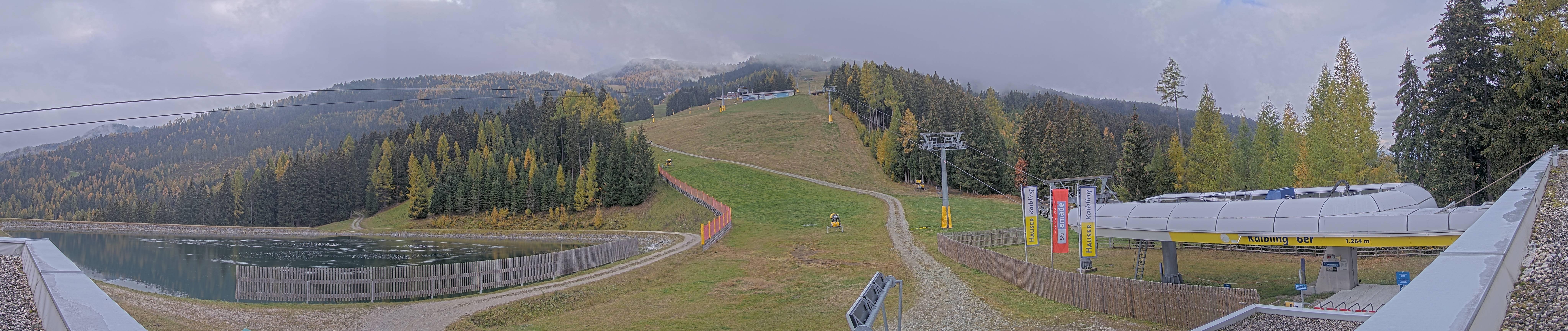 Archiv Foto Webcam Hauser Kaibling: Talstation Kaibling 6er