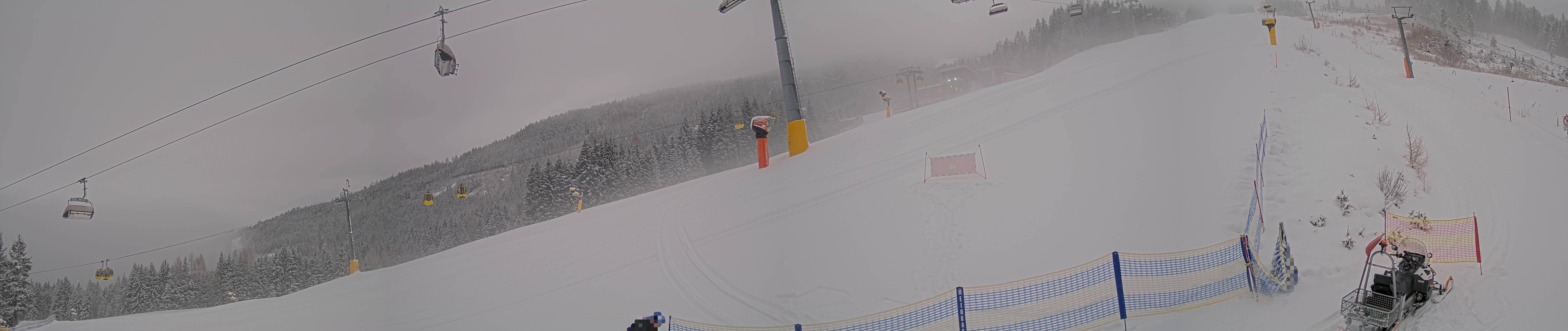 Archiv Foto Webcam Hauser Kaibling: Bergstation der 8er Gondel