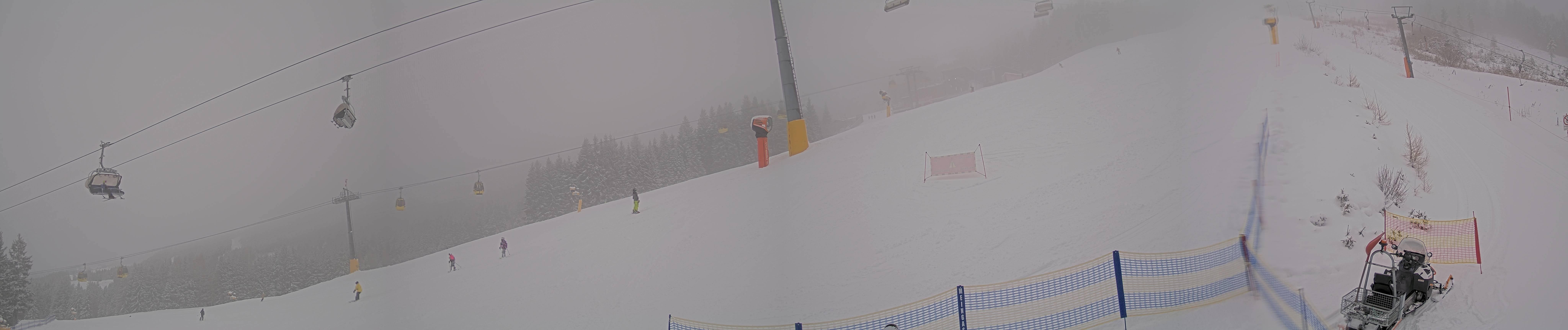 Archiv Foto Webcam Hauser Kaibling: Bergstation der 8er Gondel