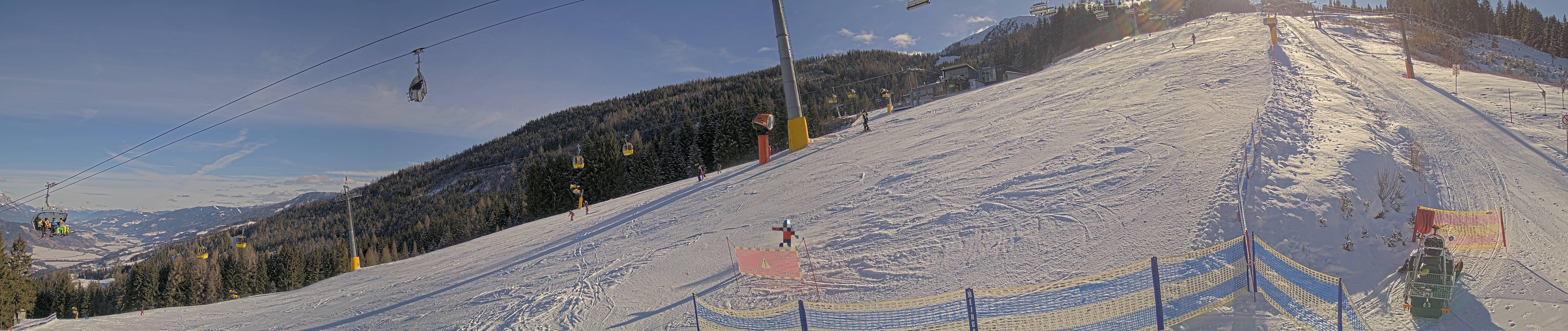 Archiv Foto Webcam Hauser Kaibling: Bergstation der 8er Gondel