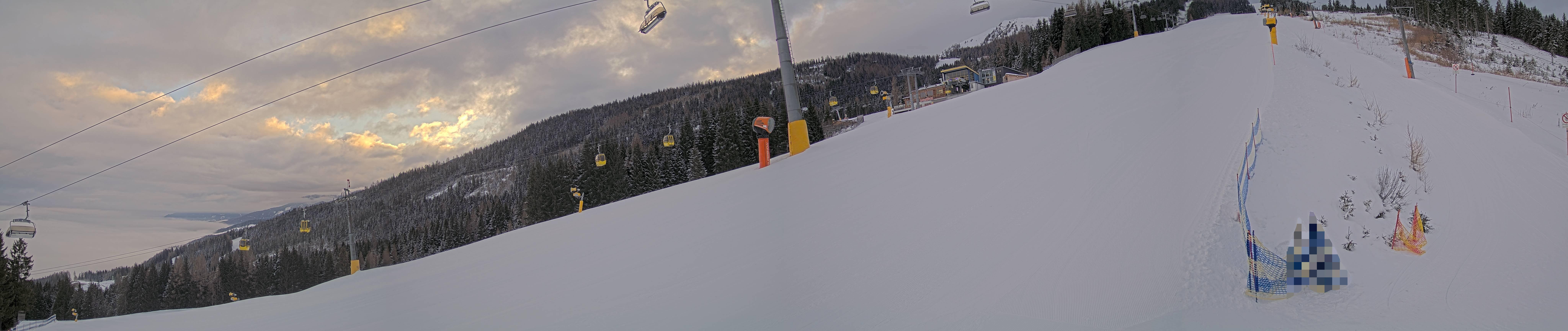 Archiv Foto Webcam Hauser Kaibling: Bergstation der 8er Gondel