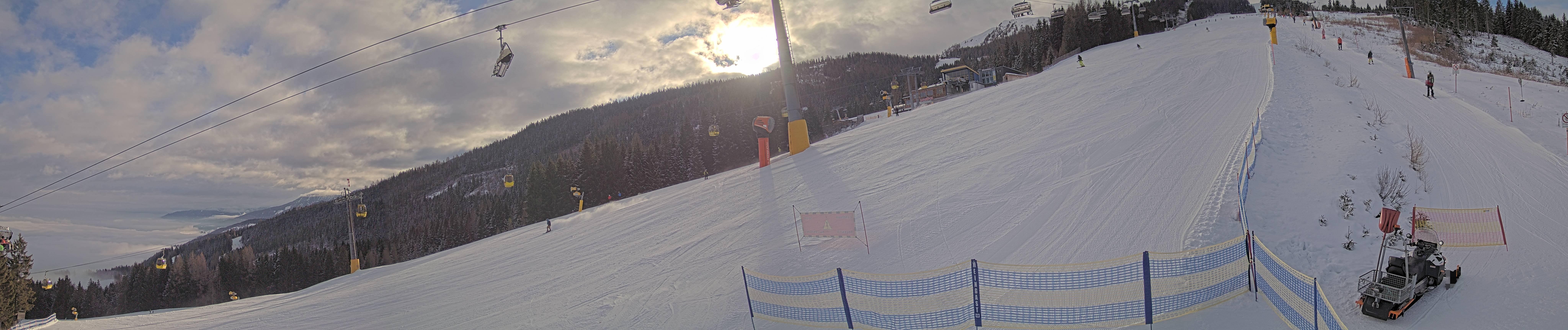 Archiv Foto Webcam Hauser Kaibling: Bergstation der 8er Gondel