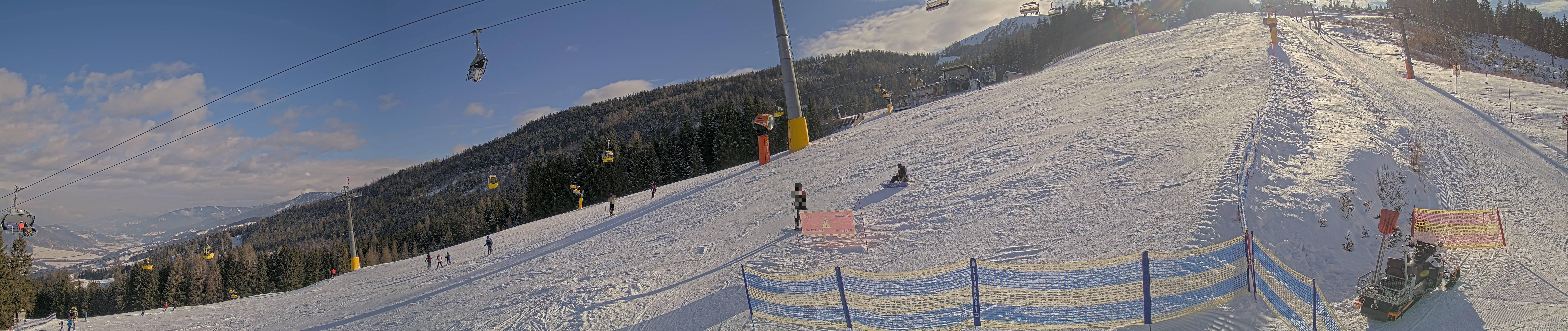 Archiv Foto Webcam Hauser Kaibling: Bergstation der 8er Gondel