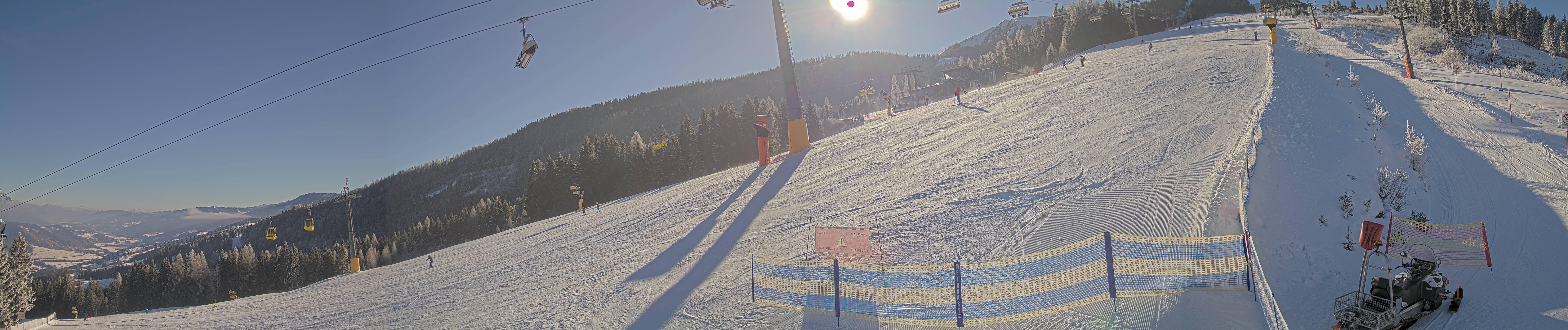 Archiv Foto Webcam Hauser Kaibling: Bergstation der 8er Gondel