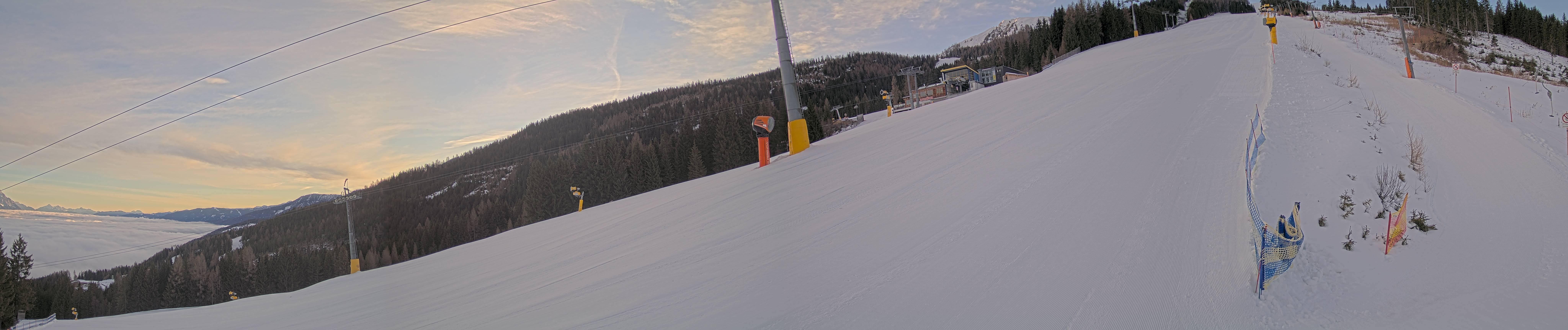 Archiv Foto Webcam Hauser Kaibling: Bergstation der 8er Gondel