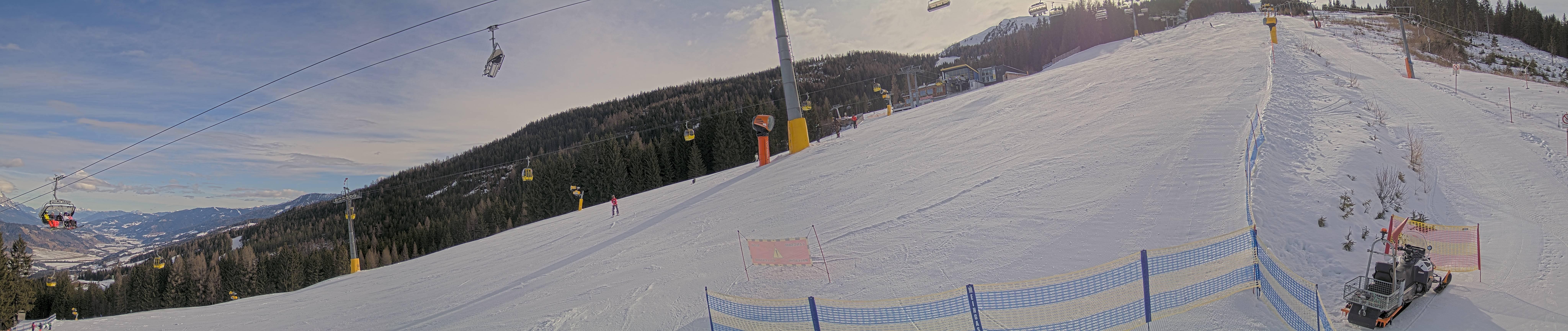 Archiv Foto Webcam Hauser Kaibling: Bergstation der 8er Gondel