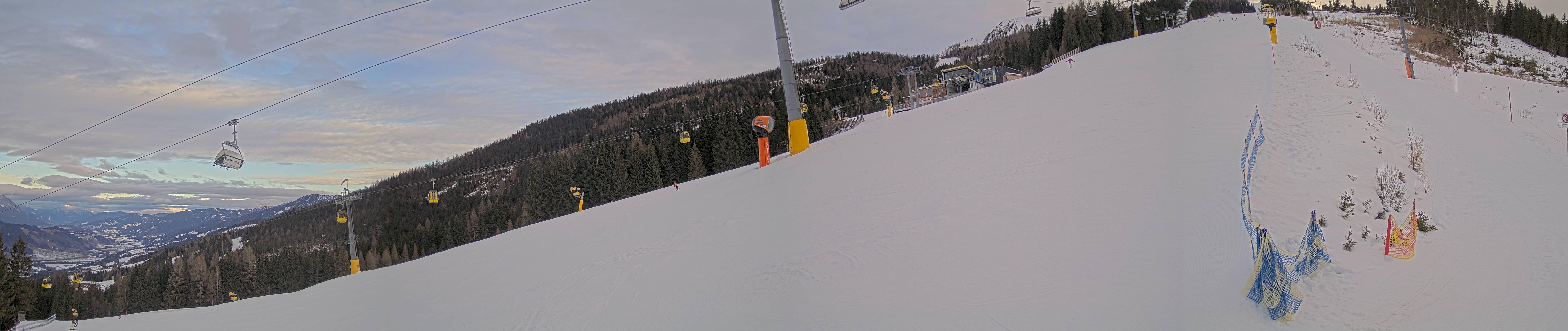 Archiv Foto Webcam Hauser Kaibling: Bergstation der 8er Gondel