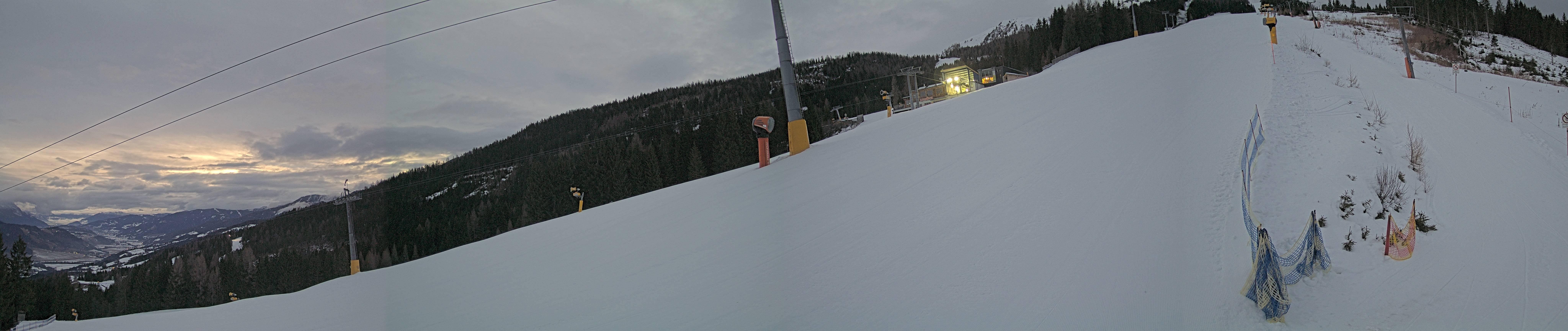 Archiv Foto Webcam Hauser Kaibling: Bergstation der 8er Gondel