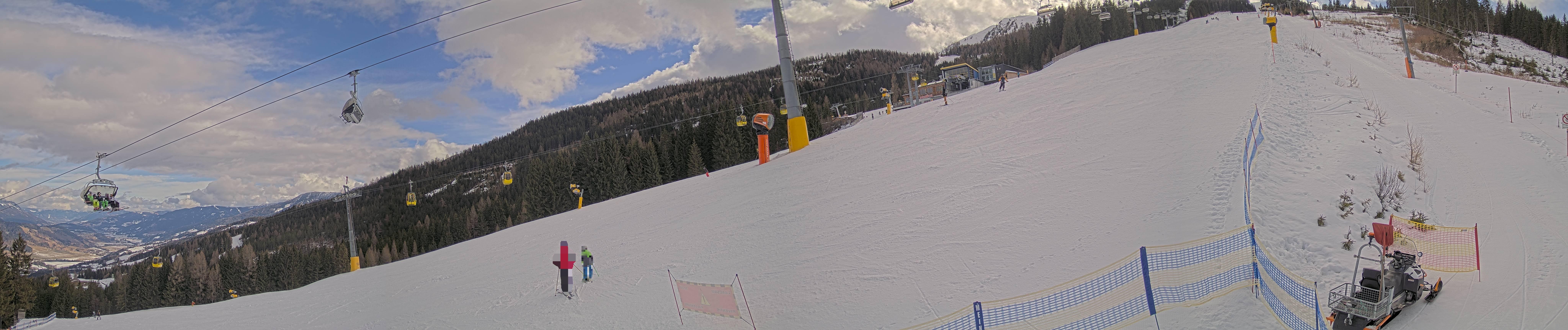 Archiv Foto Webcam Hauser Kaibling: Bergstation der 8er Gondel