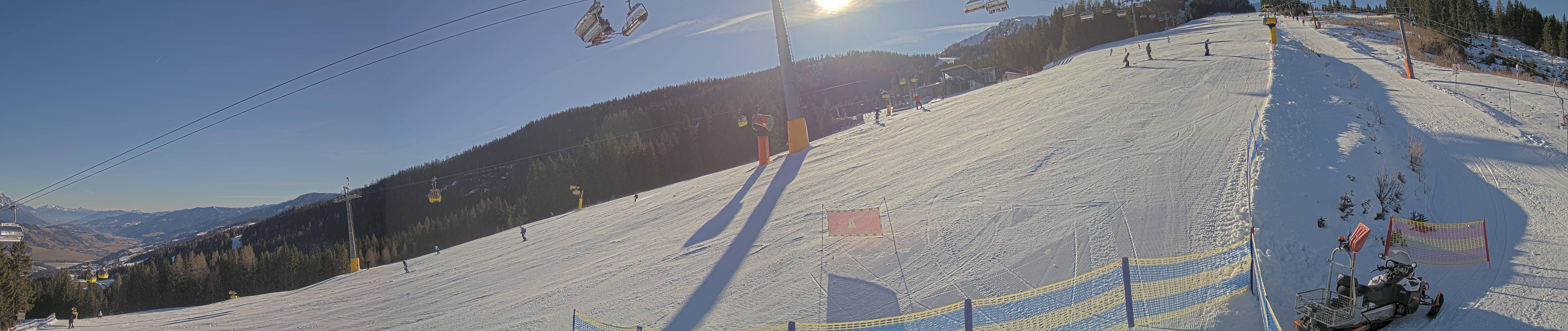 Archiv Foto Webcam Hauser Kaibling: Bergstation der 8er Gondel