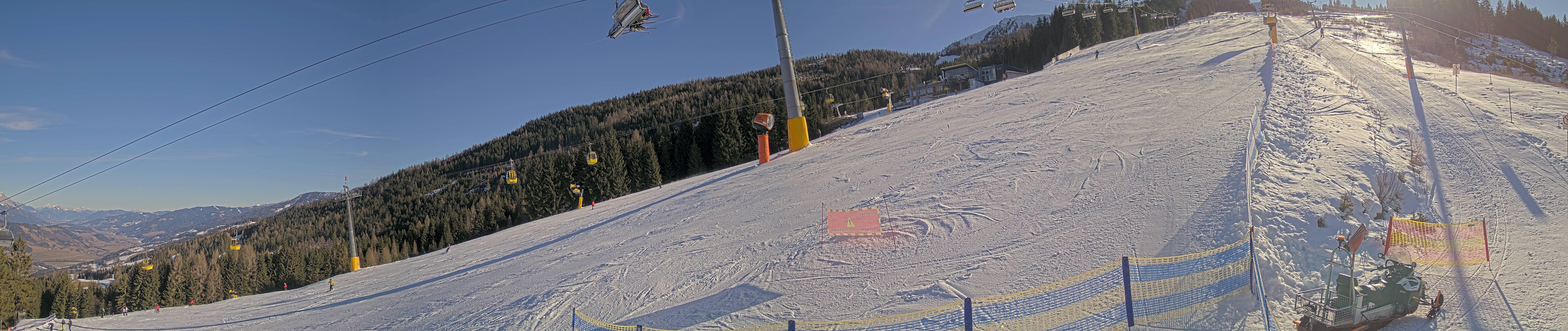 Archiv Foto Webcam Hauser Kaibling: Bergstation der 8er Gondel