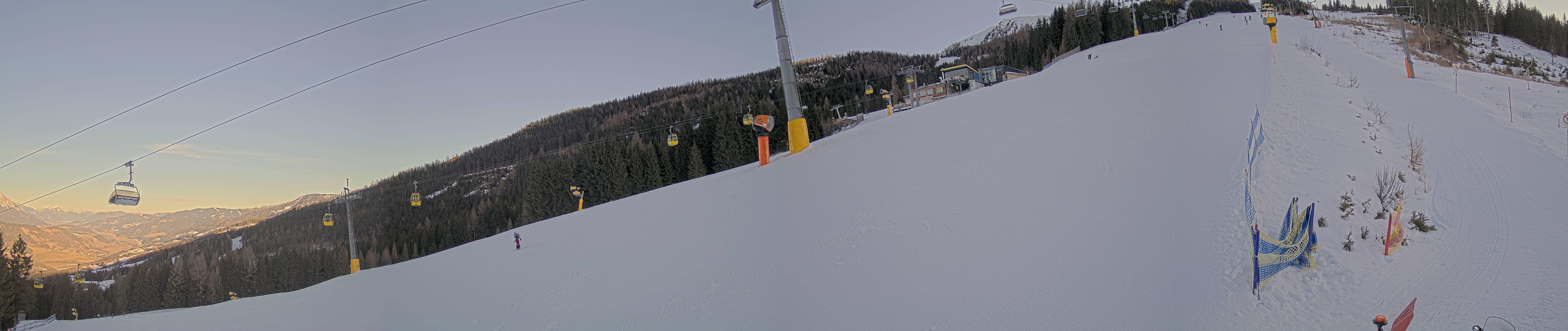 Archiv Foto Webcam Hauser Kaibling: Bergstation der 8er Gondel