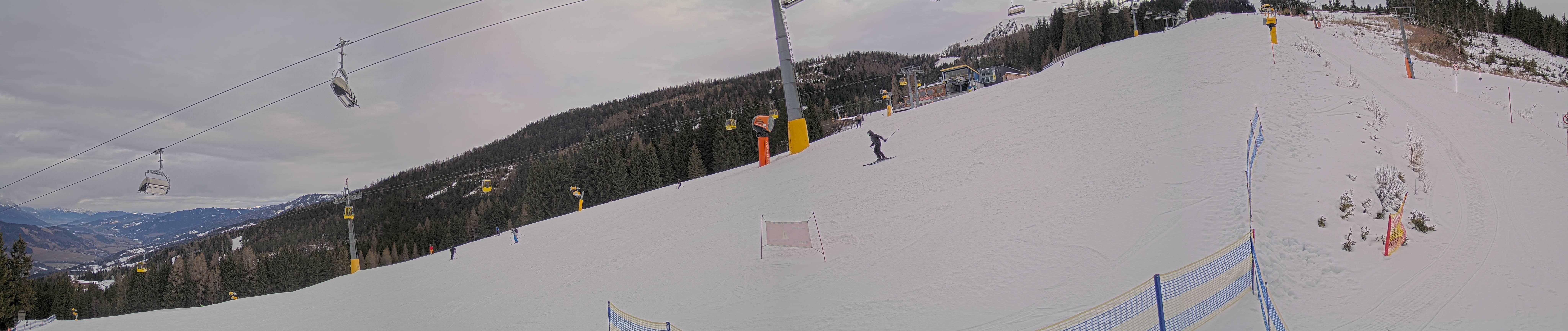 Archiv Foto Webcam Hauser Kaibling: Bergstation der 8er Gondel