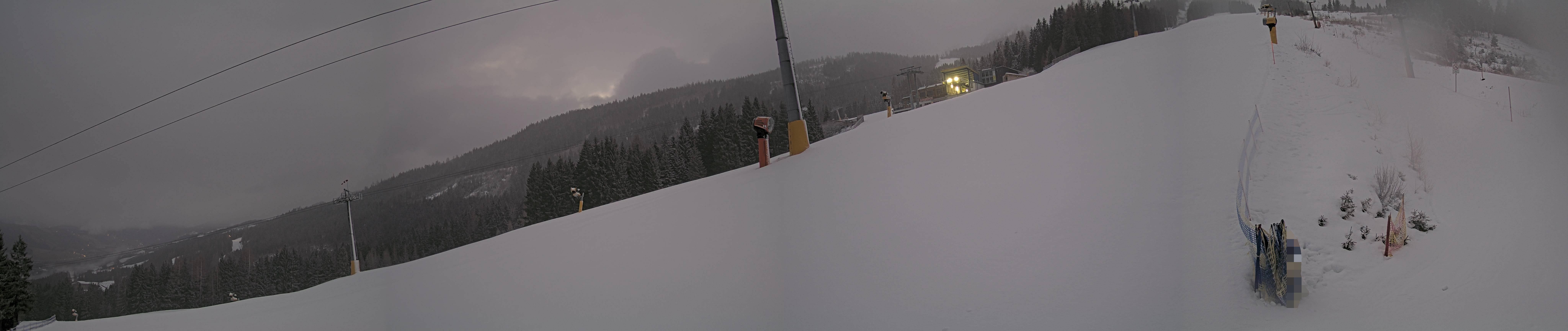 Archiv Foto Webcam Hauser Kaibling: Bergstation der 8er Gondel