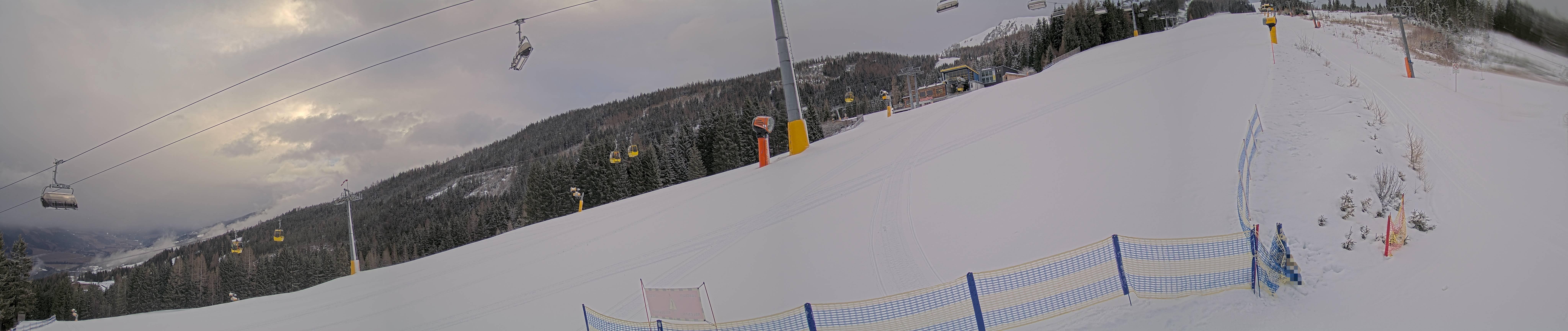 Archiv Foto Webcam Hauser Kaibling: Bergstation der 8er Gondel