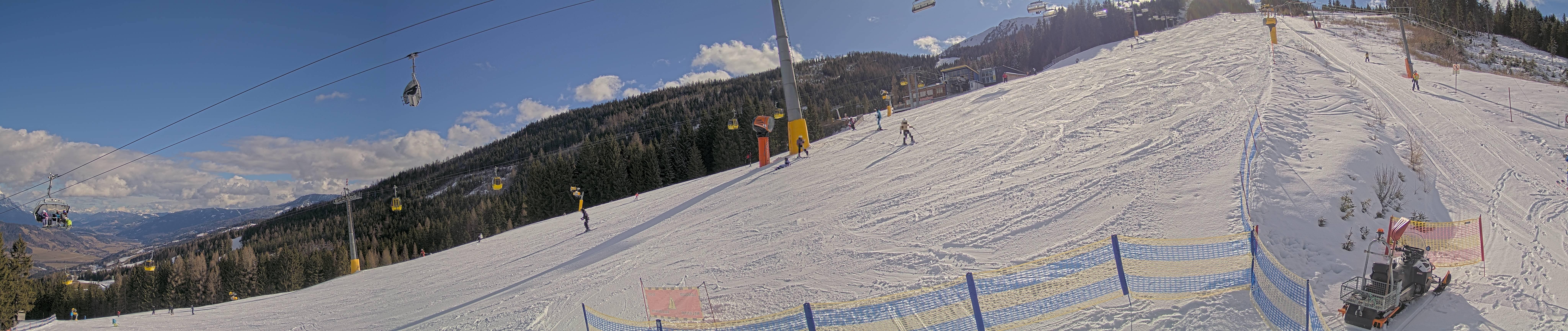 Archiv Foto Webcam Hauser Kaibling: Bergstation der 8er Gondel