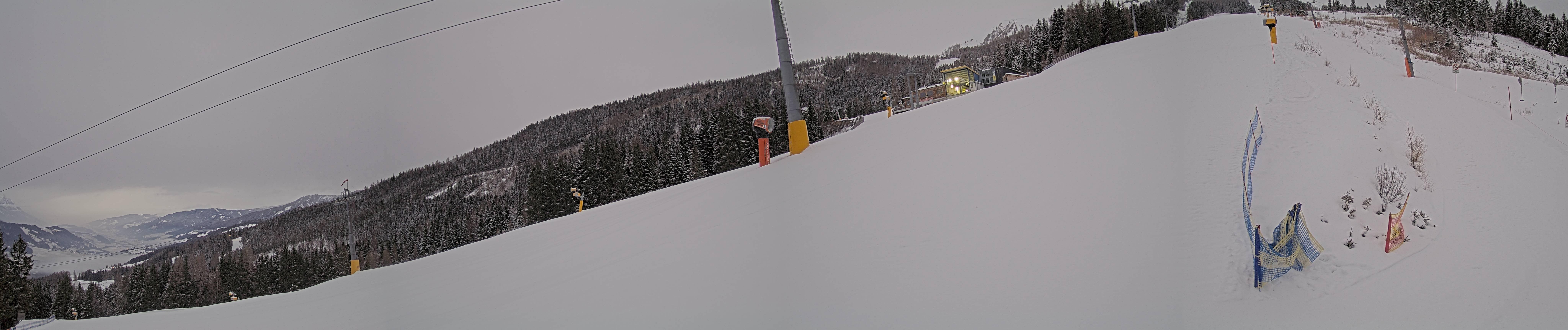 Archiv Foto Webcam Hauser Kaibling: Bergstation der 8er Gondel