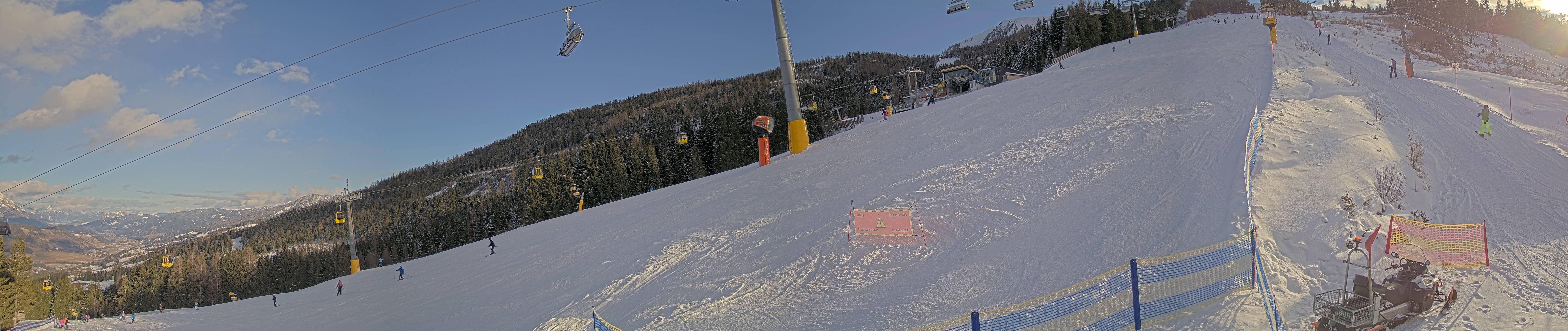 Archiv Foto Webcam Hauser Kaibling: Bergstation der 8er Gondel