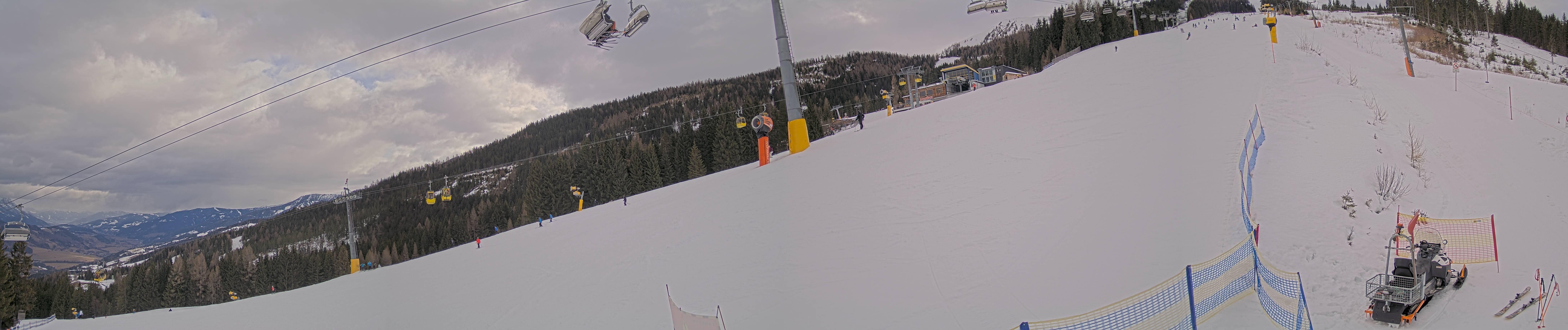 Archiv Foto Webcam Hauser Kaibling: Bergstation der 8er Gondel