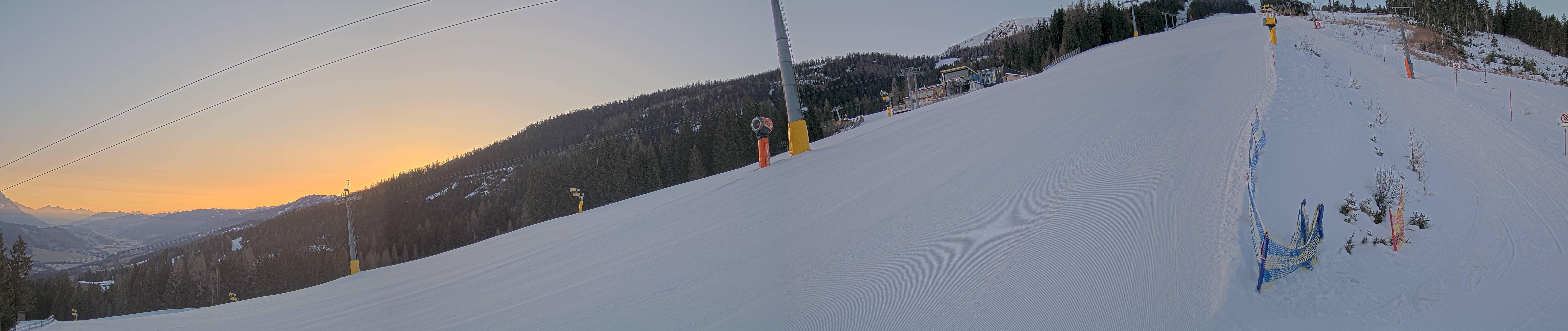 Archiv Foto Webcam Hauser Kaibling: Bergstation der 8er Gondel