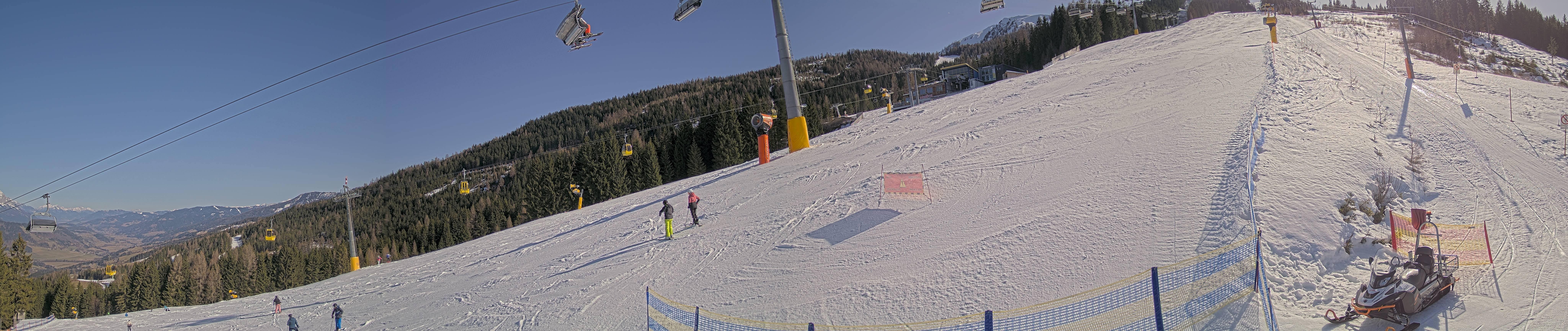 Archiv Foto Webcam Hauser Kaibling: Bergstation der 8er Gondel