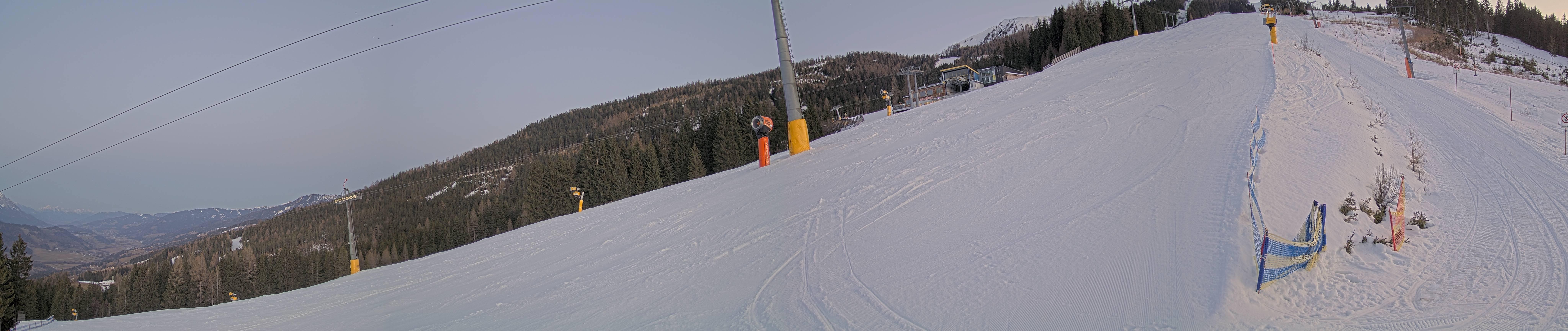 Archiv Foto Webcam Hauser Kaibling: Bergstation der 8er Gondel