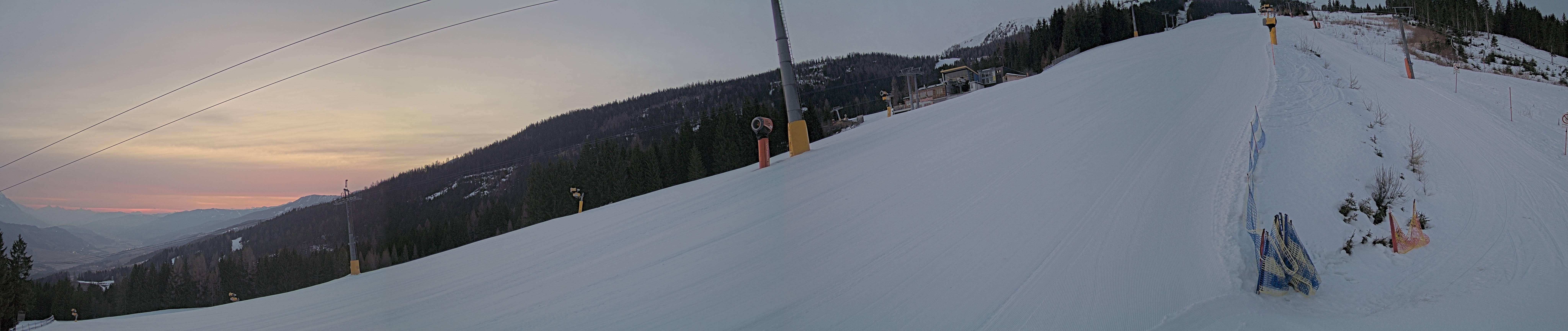 Archiv Foto Webcam Hauser Kaibling: Bergstation der 8er Gondel