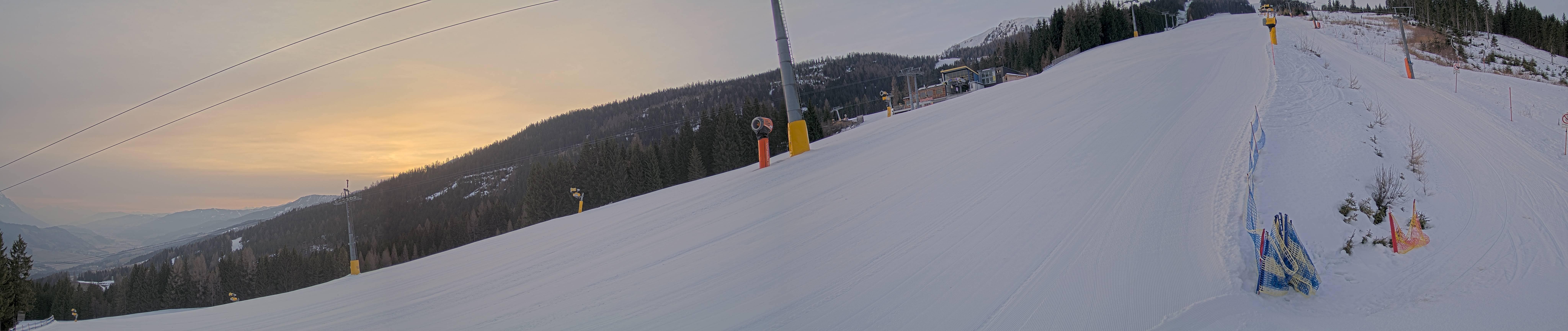 Archiv Foto Webcam Hauser Kaibling: Bergstation der 8er Gondel