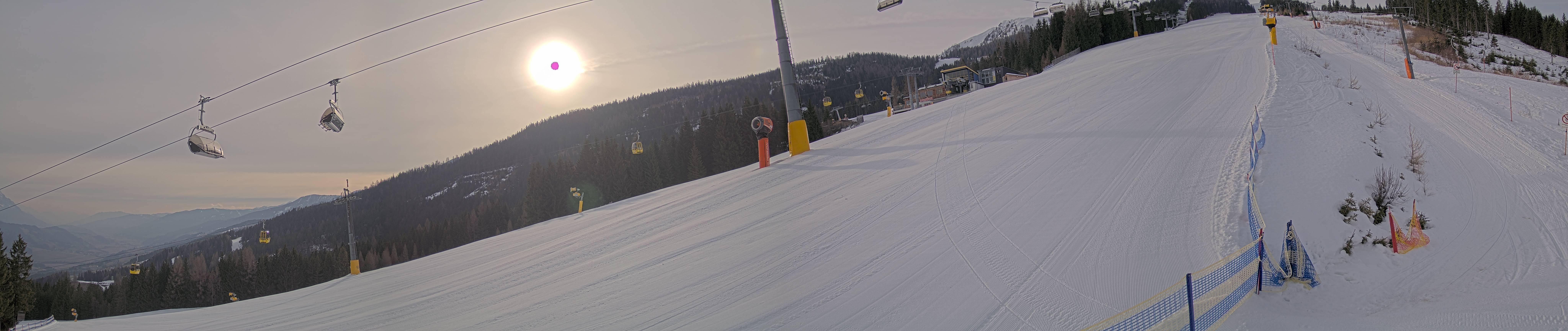 Archiv Foto Webcam Hauser Kaibling: Bergstation der 8er Gondel