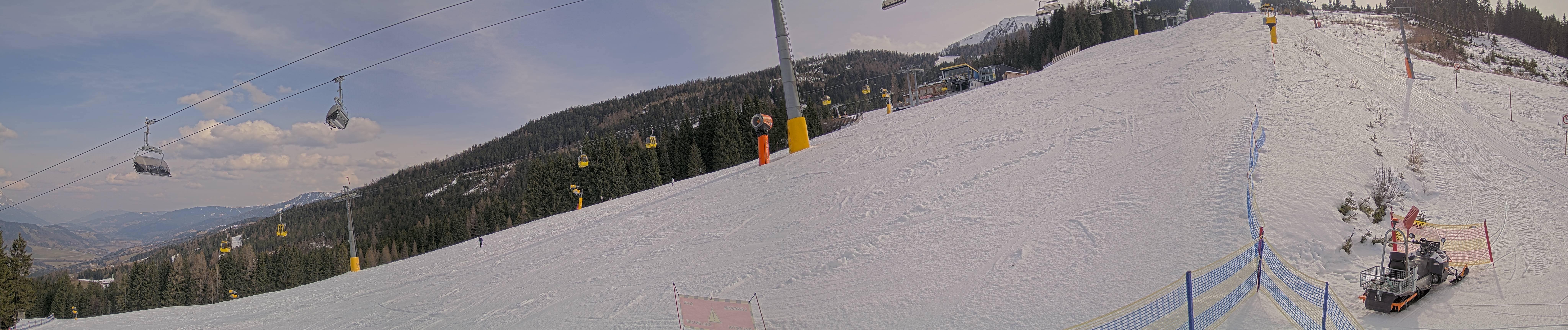 Archiv Foto Webcam Hauser Kaibling: Bergstation der 8er Gondel