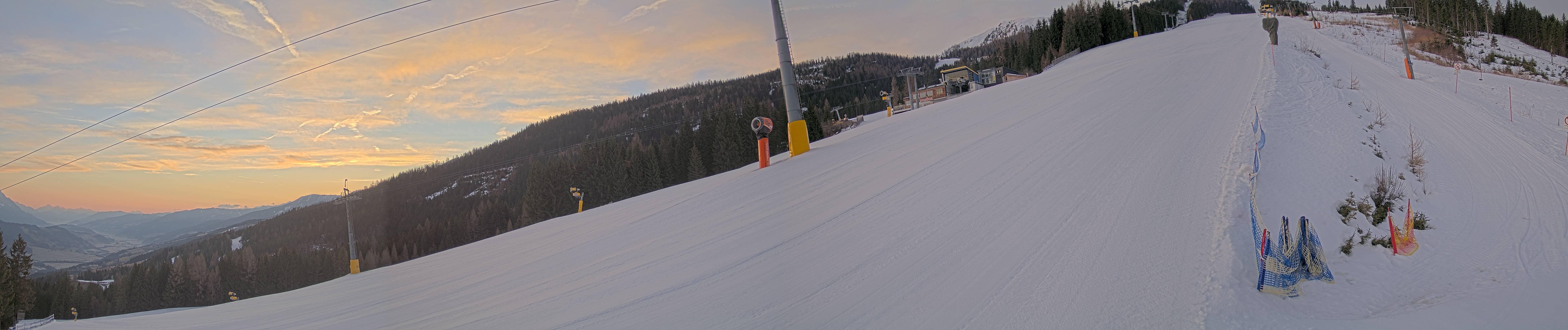 Archiv Foto Webcam Hauser Kaibling: Bergstation der 8er Gondel