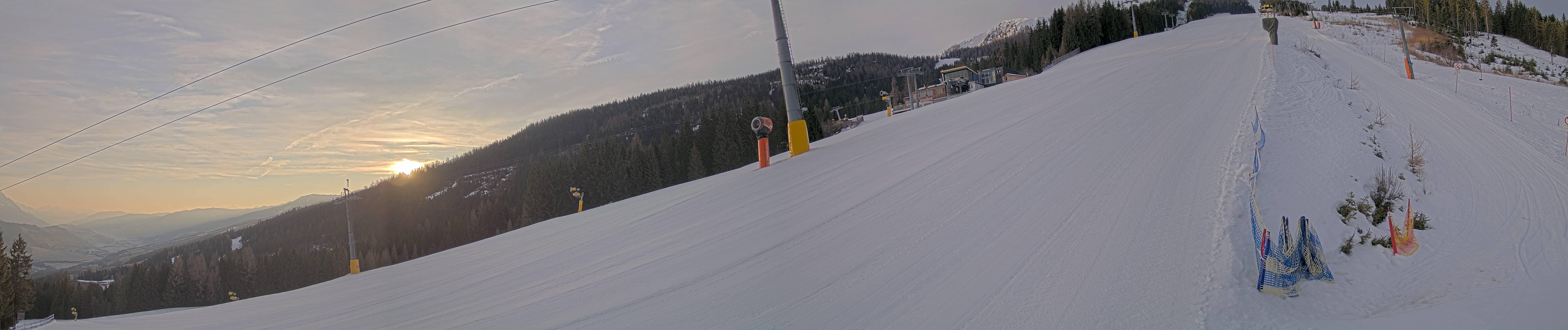 Archiv Foto Webcam Hauser Kaibling: Bergstation der 8er Gondel