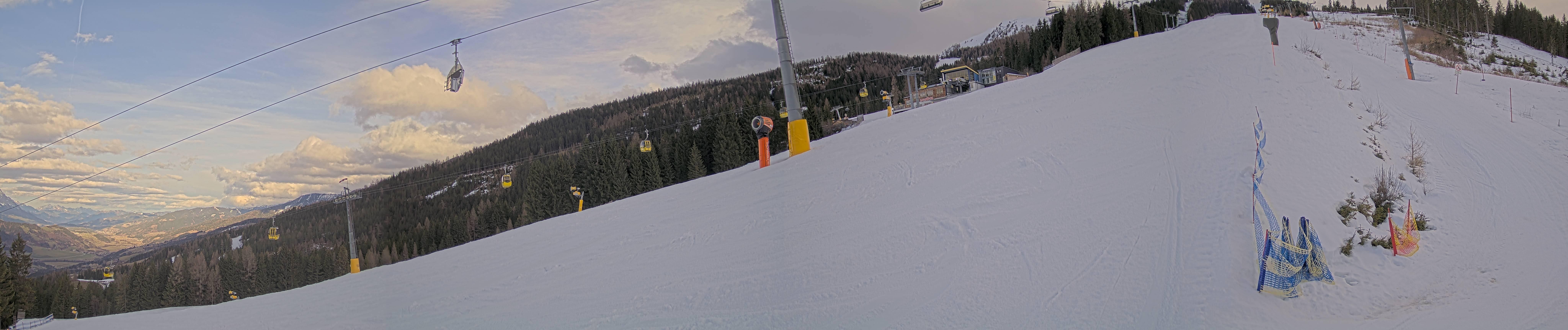 Archiv Foto Webcam Hauser Kaibling: Bergstation der 8er Gondel