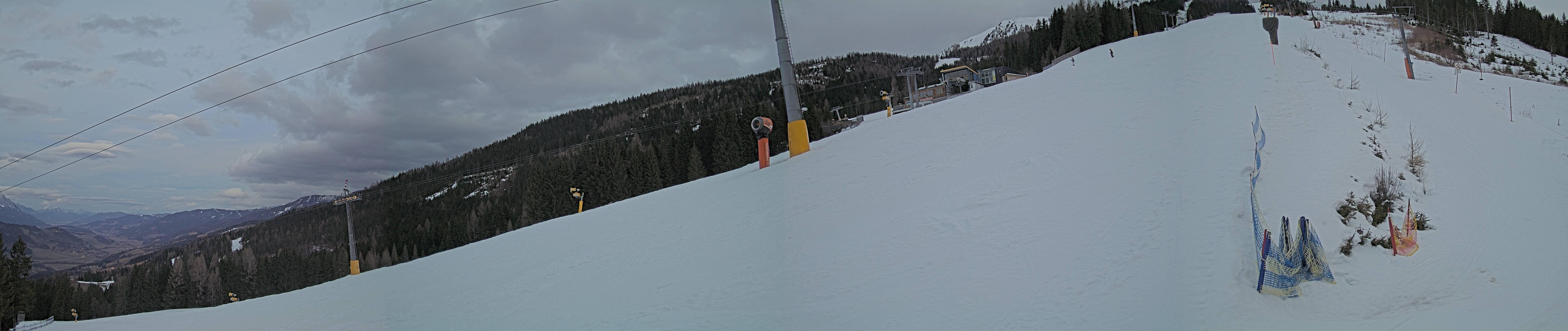 Archiv Foto Webcam Hauser Kaibling: Bergstation der 8er Gondel