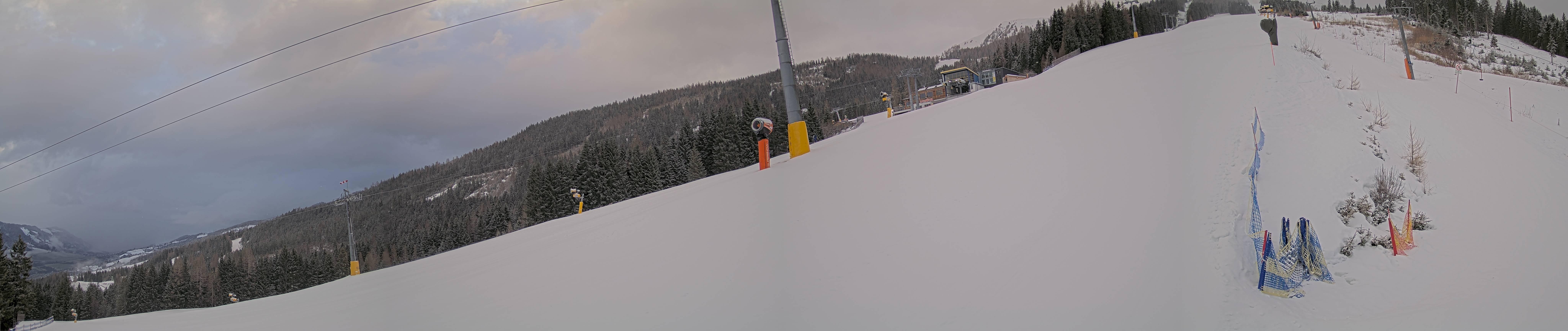 Archiv Foto Webcam Hauser Kaibling: Bergstation der 8er Gondel