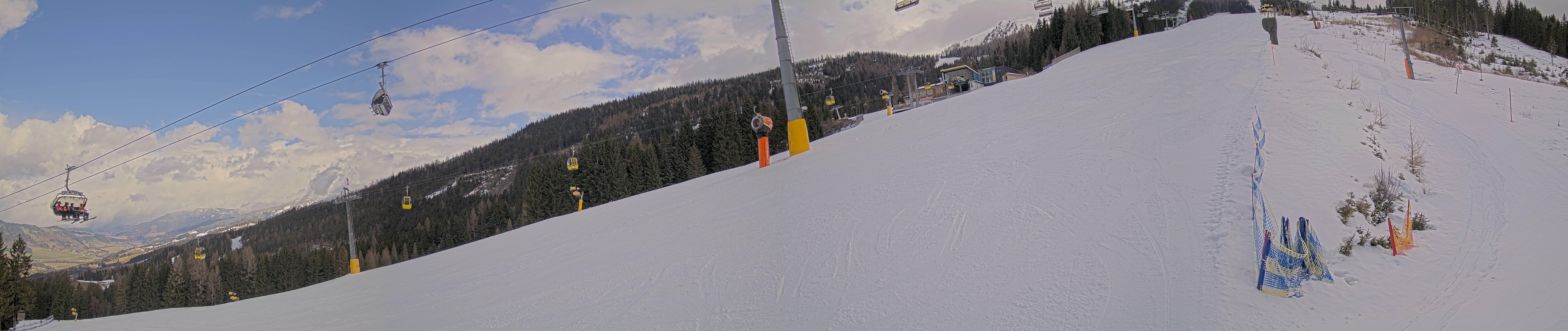 Archiv Foto Webcam Hauser Kaibling: Bergstation der 8er Gondel